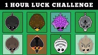 LEGENDARY 1 HOUR LUCK CHALLENGE IN MOPE.IO AFTER NEW UPDATE 