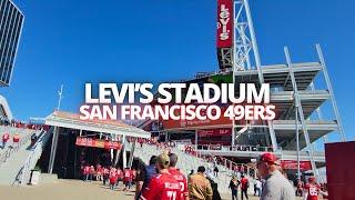 Exploring Levis Stadium of the San Francisco 49ers Walking Tour #levisstadium #49ers #santaclara