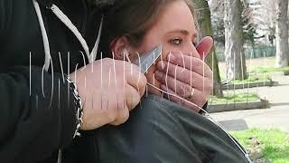 GIULIA  HAIRCUT  WITH KNIFE 