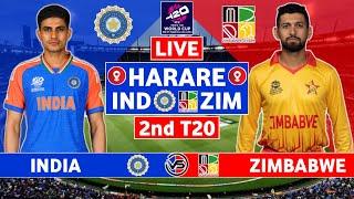 India vs Zimbabwe 2nd T20 Live Cricket Today  IND vs ZIM 2nd T20 Live Cricket Scores & Commentary