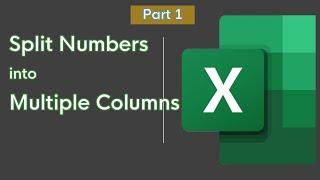 Splitting Delimited Numbers into Multiple Columns in EXCEL - #1