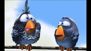 О птичках.Веселый мультфильм про птичек на проводе от PIXAR