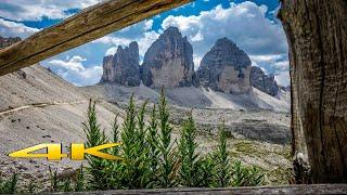 Tre Cime Di Lavaredo Dolomites Italy  4K Walk Tour 