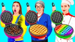 Me vs Grandma Cooking Challenge  Kitchen War by BaRaDa Challenge