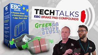 Greenstuff Pads  Tech Talks – EBC Brakes Pad Compounds