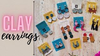 Start Small Business  Small Business For Beginners Clay Earrings Diy Tutorial  Shilpkar Clay Idea