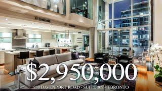 $2950000 - Bespoke Masterpiece Loft - 238 Davenport Road - Suite 302 - Toronto Ontario