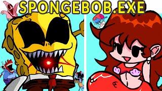 Friday Night Funkin VS SPONGEBOB.EXE FULL WEEK  Hope is Lost FNF MOD Sonic.EXETriple Trouble