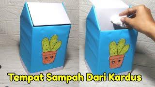 Cara Membuat Tempat Sampah Dari Kardus Bekas