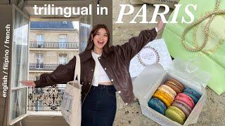 TRILINGUAL VLOG IN PARIS  speaking french filipino & english 