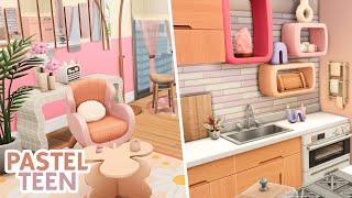 Pastel Teenager Apartment  The Sims 4 Speed Build Apartment Renovation