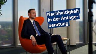 Kurzinterview mit Stefan Riecher - Nachhaltigkeit in der Anlageberatung