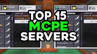 Top 15 BEST Servers For Minecraft Bedrock 1.21