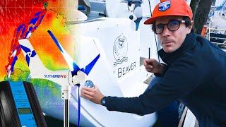 Installing our SILENTWIND PRO and CROSSING BISCAY Preparation - EP 05 - Sailing Beaver