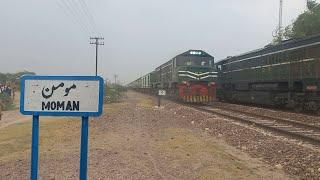 The fast and the furious train Karakoram express passing through from Moman on a windy day #yt