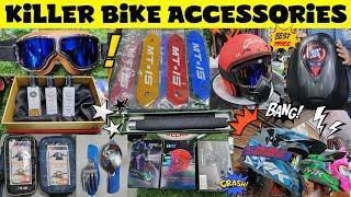 Killer Bike Accessories ️‍ Cheapest Riding JacketNew Led BagpackRiding Tools & Gadgets #topbikes