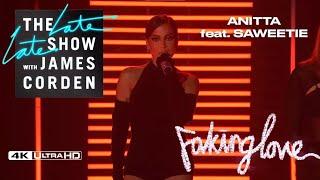 #TBT Anitta - Faking Love at The Late Late Show with James Corden 2021 4K Ultra HD feat. Saweetie