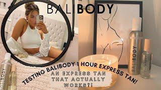 Testing Bali Bodys 1 HOUR EXPRESS TAN An Express Tan That Actually Works 