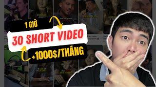 Tạo 30 video ngắn trong vòng 1 giờ - Cách Tạo Video Bằng AI