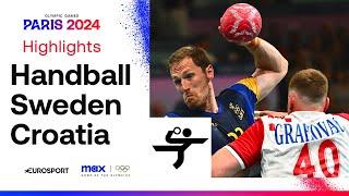 Sweden 38-27 Croatia Group A Mens Handball Highlights  Paris Olympics 2024  #Paris2024