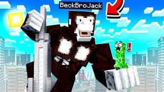 Playing as KING KONG in MINECRAFT