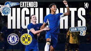Chelsea 1-1 Borussia Dortmund  Extended Highlights  Chelsea FC USA Tour 2023