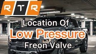 How to Locate Low Pressure Freon Valve 2015-2020 Ford F-150 5.0 L