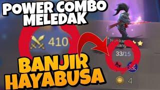 HAYABUSA BLUDAK SAMPE 30  COMBO BANJIR ITEM + B3 HERO POWER COMBO SAMPE 410  MAGIC CHESS