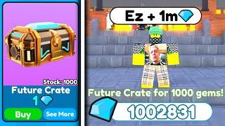 OMG I BOUGHT 1000 FUTURE CRATE FOR 1 GEM and SOLD FOR 1MGEMS   Toilet Tower Defense