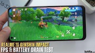 Realme 10 Genshin Impact Gaming test  Helio G99