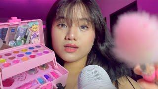 ASMR Doing Your Makeup With Kids Toys 