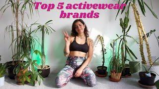 MY TOP 5 ACTIVEWEAR BRANDS  review of my favourite yoga workout clothes