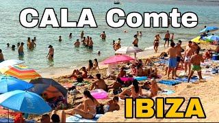 Cala Comte Beach ️ Incredibly Beautiful Beach in IbizaTop Tourist Destination in BalearicPlaya️