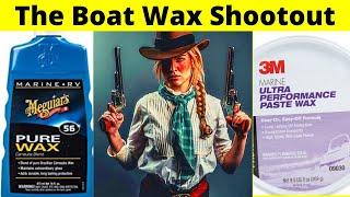 Meguiars Pure Wax 56 & 3M Ultra Performance Paste Wax - BOAT WAX REVIEW