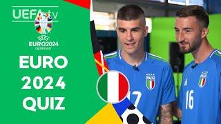 Italy EURO 2024 QUIZ ft. CRISTANTE & MANCINI