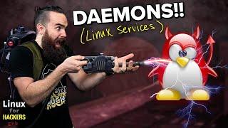 start stop restart Linux services daemon HUNTING  Linux for Hackers  EP 6