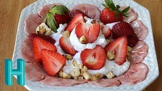 How to Make Whipped Coconut Cream with Strawberries   Hilah Cooking