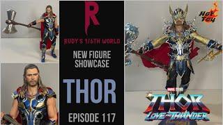 HOT TOYS THOR DELUXETHOR LOVE & THUNDER NEW FIGURE SHOWCASE EP.117 #HOTTOYS #mcu #sixthscale