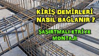 #KİRİŞ #DEMİRLERİ NASIL #BAĞLANIR ?  #KİRİŞLERDE #ŞAŞIRTMALI #ETRİYE #KANCALARI   #etriye  #kiriş