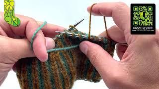 Rearranging Stitches for a Double Decrease in Double-knitted Brioche — A Sockmatician Tutorial