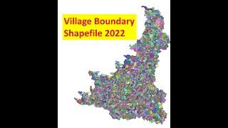 Free download village boundary shapefiles of India 2022 II Mouza Map II Tehasil Shapefile