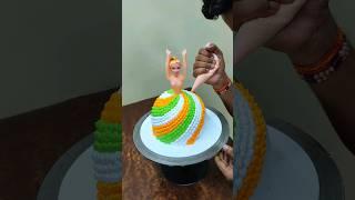India  Flag Doll Cake Design  #ytshorts #shorts #15august