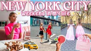 NYC Weekend In My Life  Madi Visiting Girls Night Out Central Park & More  LN x NYC