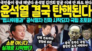 국민들이 끝내 해냈다.. 윤석열 결국 탄핵된다 보기 싫던 윤석열 김건희 얼굴 이제 안 봐도 된다 원희룡 한동훈도 줄줄이 사고 터지자 국힘 아수라장 난리났다