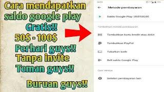 Cara mendapatkan saldo google play gratis  Aplikasi penghasil saldo google play terbaru 2020