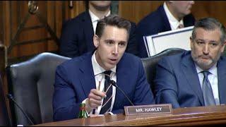 Hawley Exposes Biden Judicial Nominee For Lying About Ties To Far-Left Antisemitic Organization