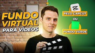 Como fazer Cenário Virtual para VÍDEOS com ou sem Chroma Key Fundo Verde MUITO FÁCIL