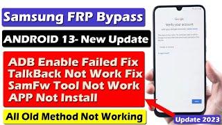 Samsung FRP Bypass 2023  Enable ADB Failed *#0*# Method Not Working Fix