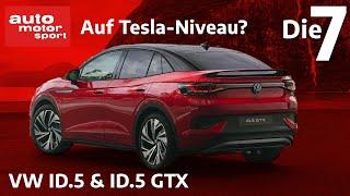 VW ID.5 und ID.5 GTX 7 Fakten zum elektrischen SUV-Coupé von VW   auto motor sport