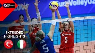 The Final TÜRKIYE vs. ITALY - Match Highlights  CEV EuroVolley U20 Women